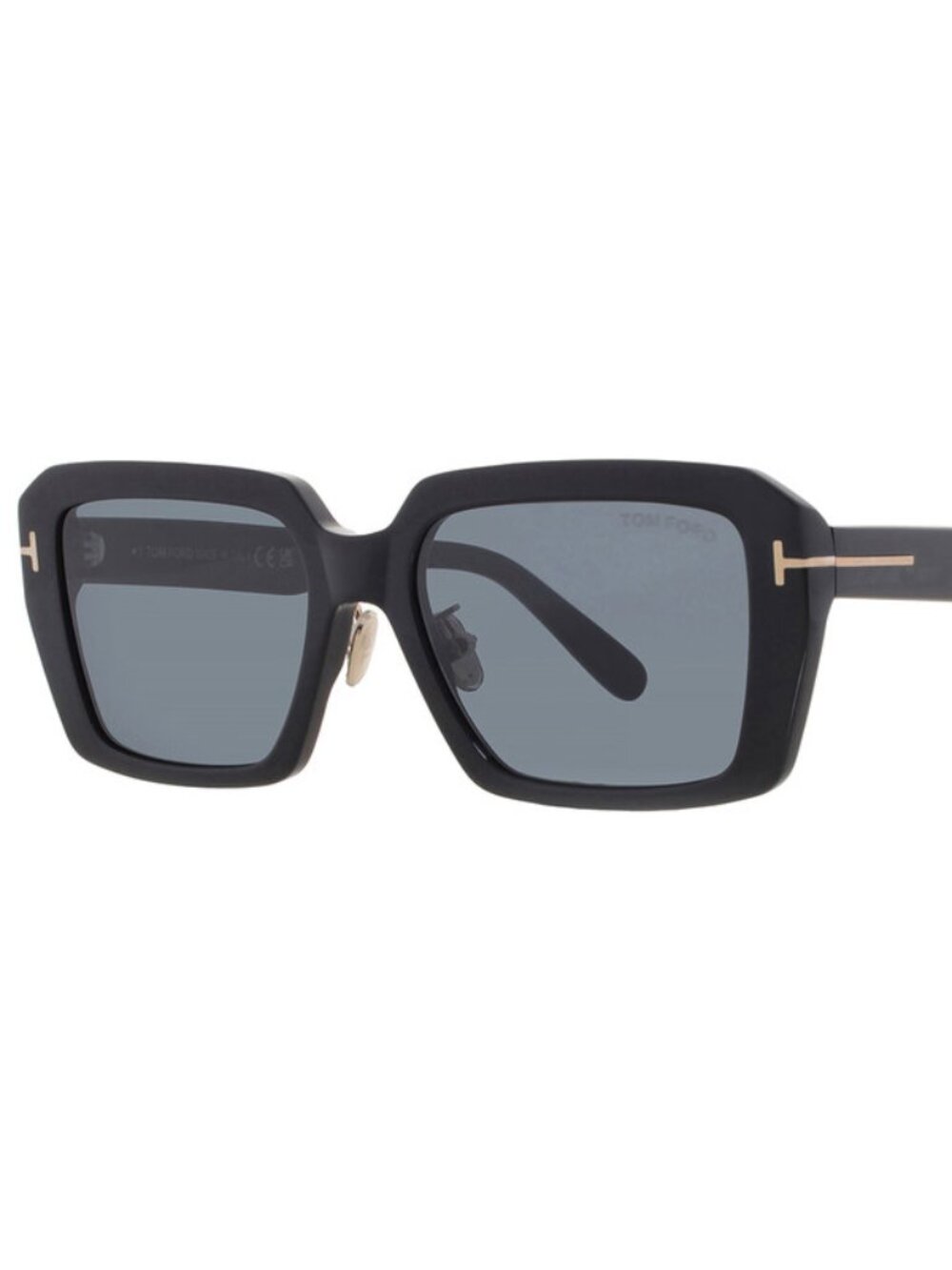 NEW TOM FORD TF1164-K 01A BLACK GREY UNISEX AUTHENTIC SUNGLASSES - Picture 2 of 6